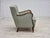 Wood Danish Armchair in Light Blue Furniture Fabric and Beech Wood, 1960s For Sale - Image 7 of 15