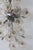 1970s Italian Large Size Gold and Transparent Murano Glass Wall Light or Ceiling Light Flower For Sale - Image 10 of 17