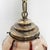Brown Art Deco Hanging Lamp in Brass and Glass, 1930s For Sale - Image 8 of 18