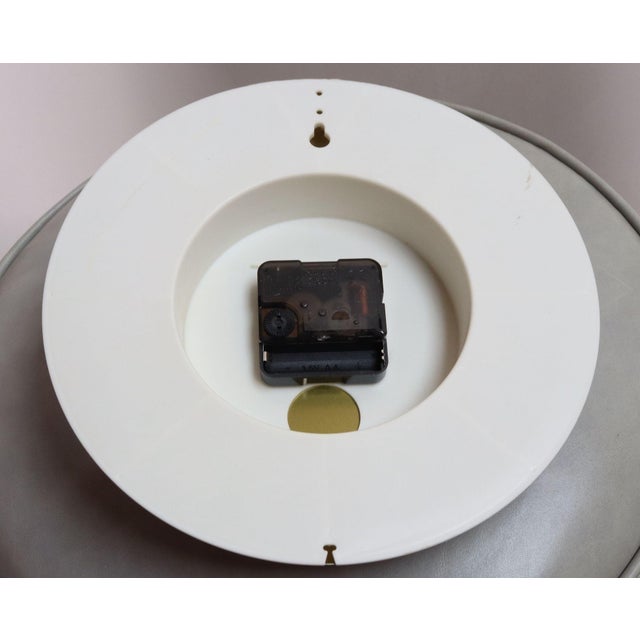 German Art Deco Beige Wall Clock With Black Numerals by Welby For Sale In New York - Image 6 of 11