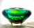 Mid 20th Century Murano Sommerso Art Glass Bowl in Green, Teal and Amber For Sale In New York - Image 6 of 12