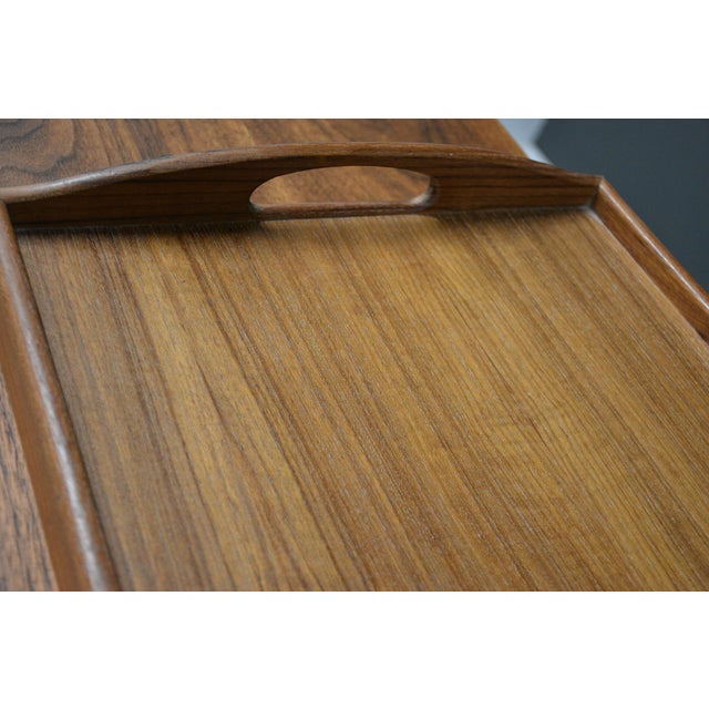 Mid 20th Century Modern Teak Serving Tray For Sale In Boston - Image 6 of 7