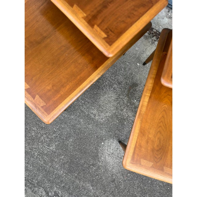 Altavista Lane Pair of Lane Acclaim Two-Tier Side Tables For Sale - Image 4 of 12