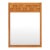 Vintage Lane “Staccato” Wood Mosaic Frame Mirror For Sale