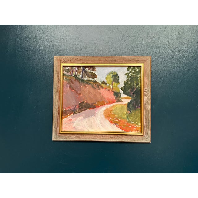 Bente Bjerregaard, Warm Day, France, 1982, Oil on Canvas, Framed For Sale - Image 10 of 18