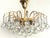 Mid-Century Modern Brass-Asfour and Lead Crystal 6-Light Ball Chandelier by Christoph Palme, 1970s For Sale - Image 3 of 15