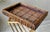 Mid 20th Century Mid 20th-Century Tortoiseshell Bamboo "Open-Weave” Tray For Sale - Image 5 of 12