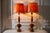 Brown 1960's Mid Century Modern Wood Table Lamps - Pair, Myrtlewood For Sale - Image 8 of 9