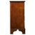 Wood Small Antique Serpentine Burr Oak Chest of Drawers For Sale - Image 7 of 12