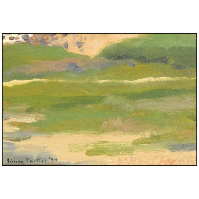 Contemporary 1990s Green Montauk Cliffs, Simon Parkes For Sale - Image 3 of 4