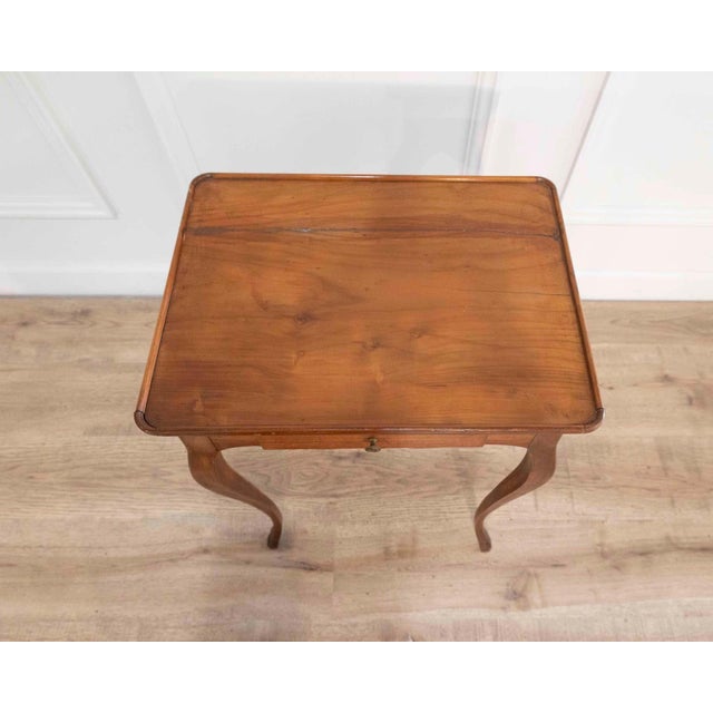 Brown Small Louis XV Style Fruitwood Side Table, Early 20th Century For Sale - Image 8 of 8