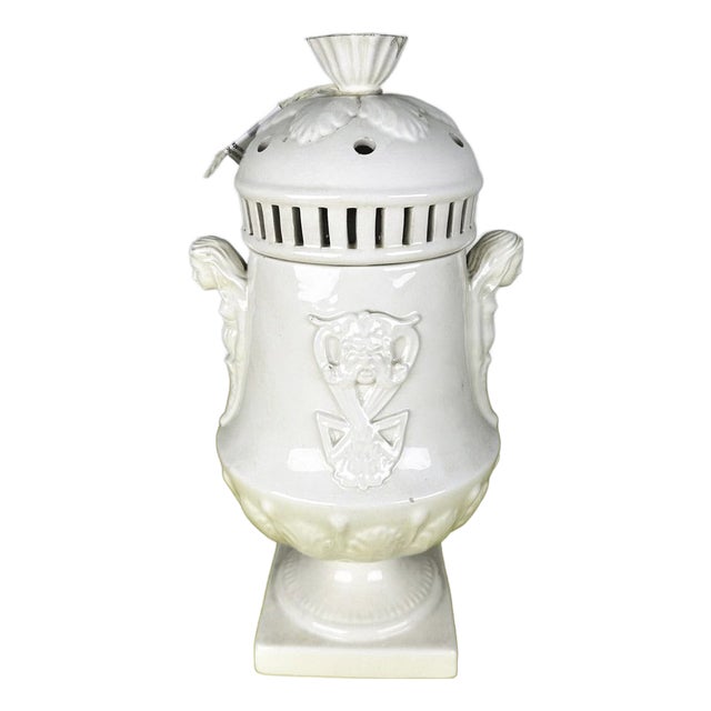 Cup with Lid in Capuani Este Ceramic For Sale