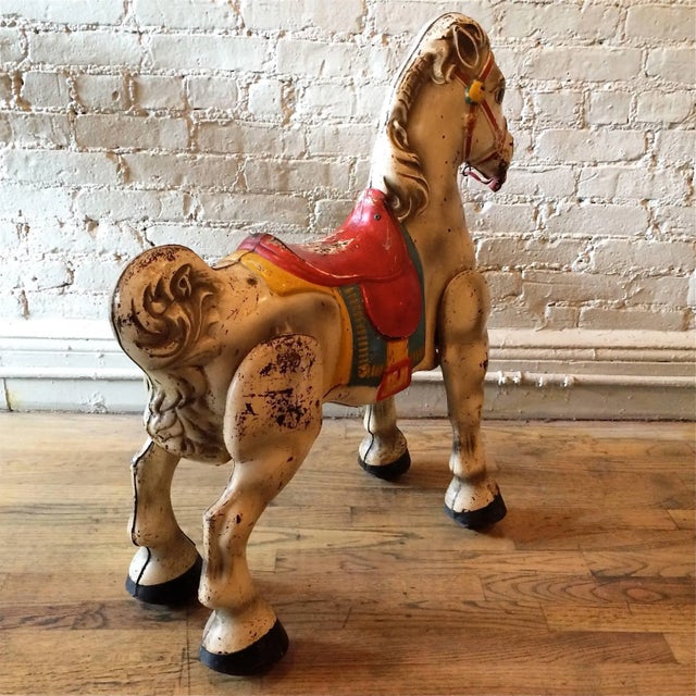 1940s 1940s Mobo Toys Steel Riding Hobby Horse For Sale - Image 5 of 9