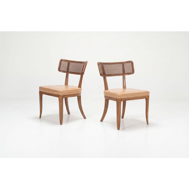 Set of Eight Edward Wormley for Dunbar Curved-Back Dining Chairs, 1948 For Sale In Chicago - Image 6 of 13