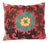 1970s Vintage Multi Color Suzani Pillow Cover -19''x17'' Inches For Sale