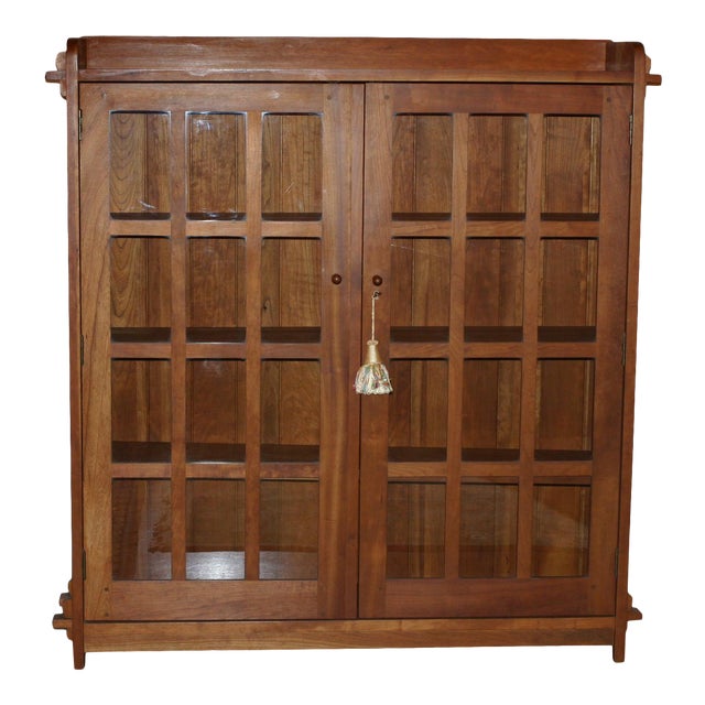 Vintage Stickley Mission Style Cherry Bookcase Chairish