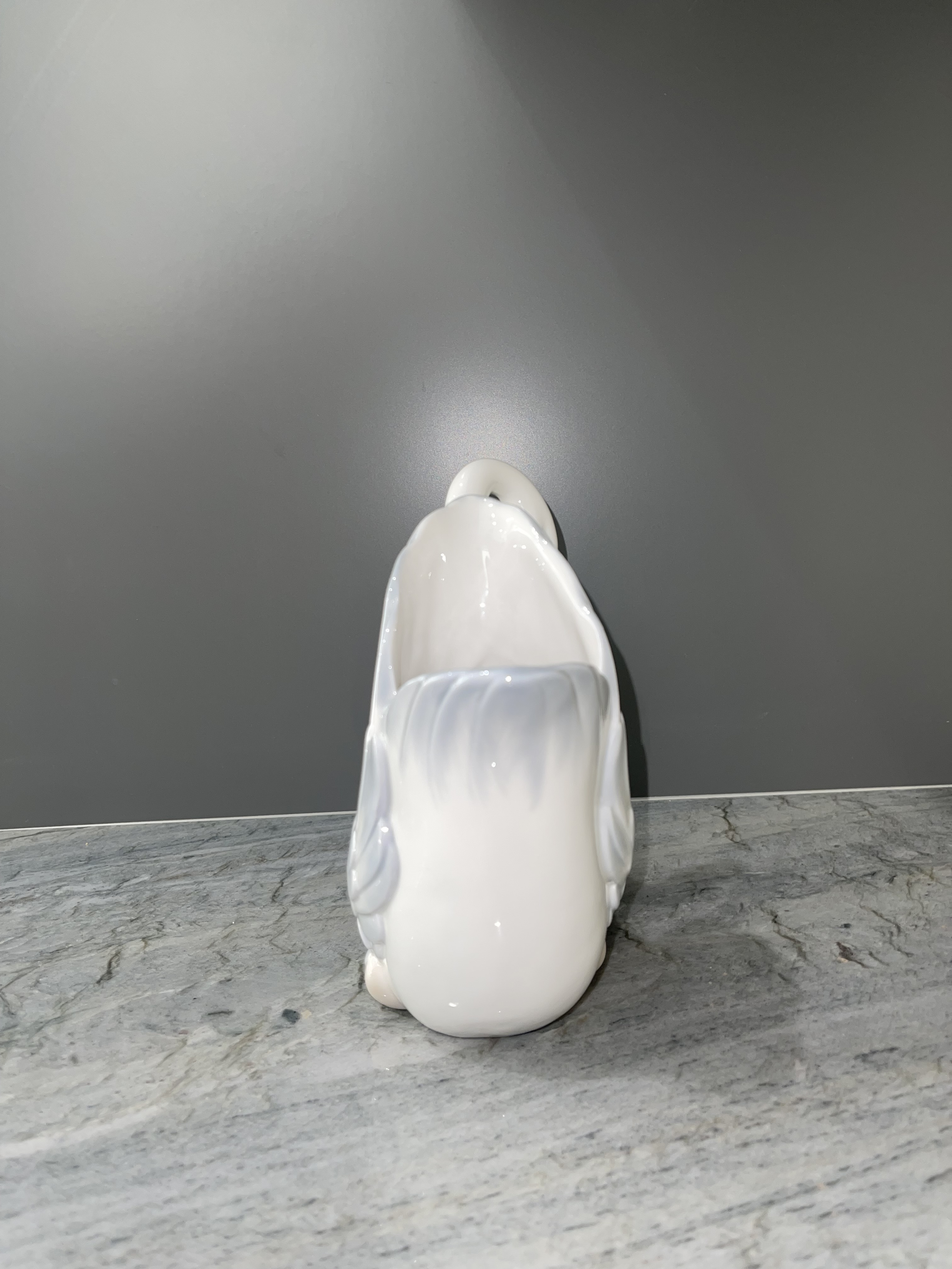 Vintage Nao by Lladro Daisa Porcelain Swan Vase | Chairish