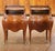 French Pair of Early 20th Century French Louis XV Bombé Mahogany Bedside Tables For Sale - Image 3 of 16