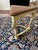 VTG French Provincial Triangular End Table Painted Side Table For Sale - Image 4 of 9