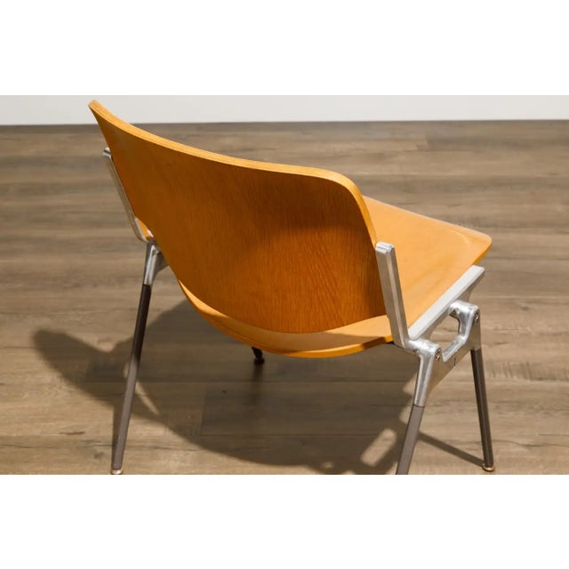 Giancarlo Piretti for Castelli 'Dsc 106' Stacking Dining Chairs, C 1965, Signed For Sale - Image 14 of 17