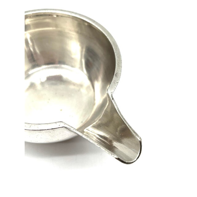 Metal Milk Jug in Hotel Silver by Gebrüder Hepp for P. Welter, 1920s For Sale - Image 7 of 12