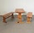 Scandinavian Modern Pinewood Benches and Dining Table, 1970s, Set of 3 For Sale - Image 16 of 18