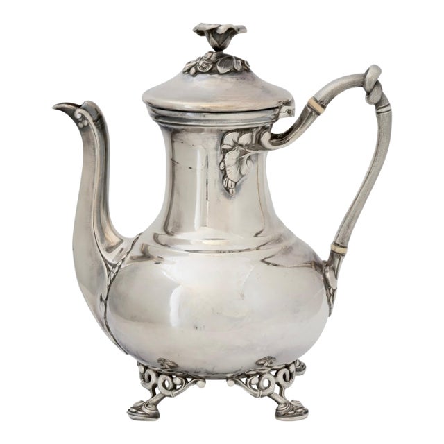 French Christofle Silverplate Coffee Pot For Sale