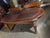 Brown Mid 20th Century Matching Parquetry Inlaid 3-Piece Occasional Table Set For Sale - Image 8 of 11