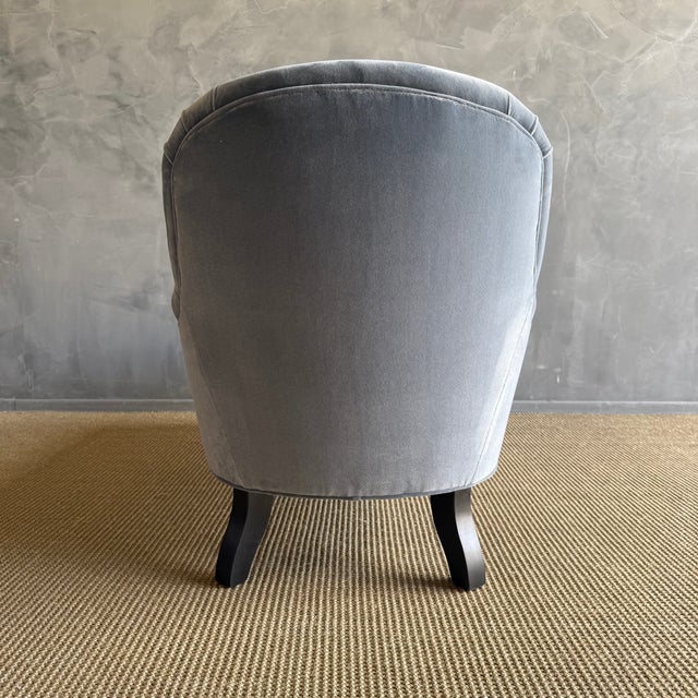 Napoli Chaise Lounge in Velvet For Sale - Image 9 of 12