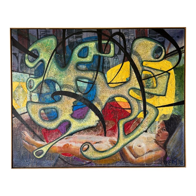 Walter Myers Large-Scale Figurative Oil on Canvas, “Special”, Signed and Dated 2007 For Sale