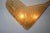 Late 20th Century Vintage Amber Murano Glass Wall Lamp For Sale - Image 5 of 12