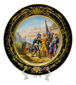 French Sevres Style Porcelain Plate