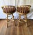 Late 20th Century Vintage McGuire Bamboo Swivel Barstools- A Pair For Sale - Image 9 of 12