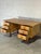 In Style of Henning Kjærnulf Oak Executive Desk With 6 Drawers Open Bookshelf Denmark Mid-Century Modern 1960s For Sale In Los Angeles - Image 6 of 13