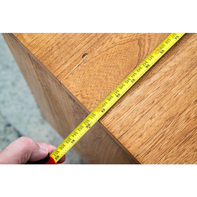 1960s Mid Century Modern Credenza Dresser Solid Wood 9 Drawers La Period Furniture For Sale - Image 12 of 12