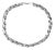 17" Chunky Italian Sterling Rope choker For Sale