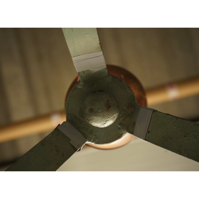 Metal Bossche School Ceiling Chandelier Light, 1950s For Sale - Image 7 of 14