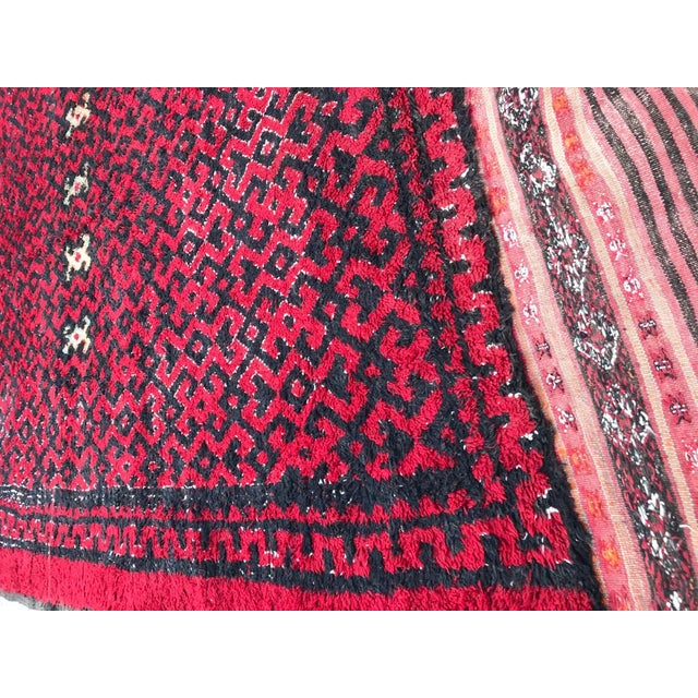 Textile Tribal Algerian Rug, North African, 1950s For Sale - Image 7 of 18