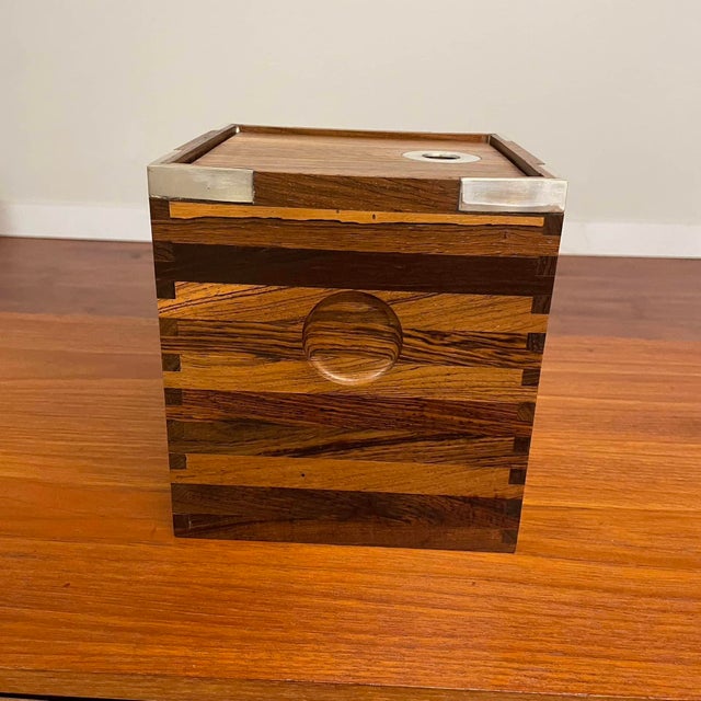 Richard Nissen Danish Square Ice Bucket For Sale In Seattle - Image 6 of 12