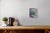 Early 21st Century Silence Is a Priority by Elena Burykina | Oil on panel Abstract green figure with a large eye For Sale - Image 5 of 5