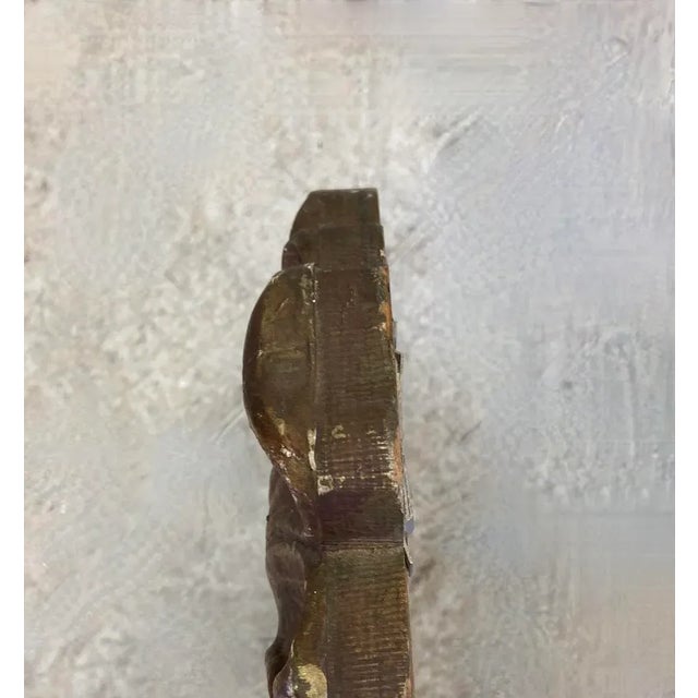 Vintage Florentine Style Small Giltwood Mirror For Sale In Los Angeles - Image 6 of 9