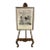 Vintage Carved Wood Easel For Sale