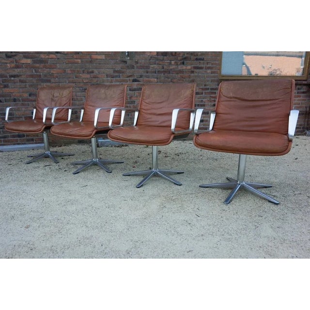 Black Program 2000 Armchair in Leather by Delta Design for Wilkhahn, 1960s For Sale - Image 8 of 18