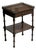French Nightstand With Metal Gallery, 19th Century For Sale