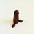 A mid century turned wood figurine in the shape of a Sea Lion. Adorable stylized features. Made in Japan by Senshukai as...