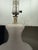 Mid 20th Century Mid 20th Century Hollywood Regency Floral Motif Frosted Glass Table Lamp For Sale - Image 5 of 6