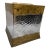 Vintage Hammered Brass Metal Tissue Box Cover For Sale