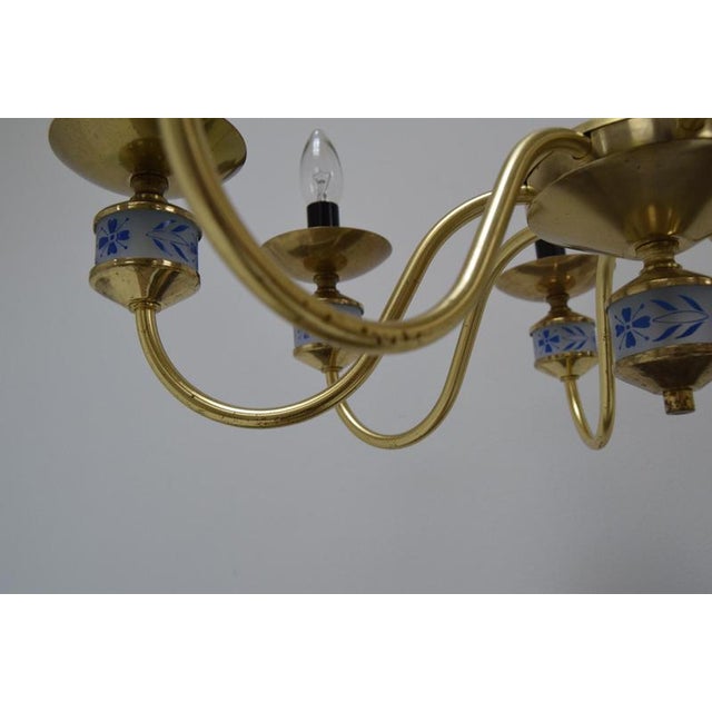 Mid-Century Chandelier by Kamenicky Senov, Czechoslovakia, 1970s For Sale - Image 10 of 15