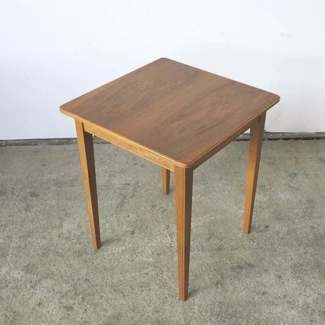 Art Nouveau Wooden Side Table, 1900s For Sale - Image 3 of 7