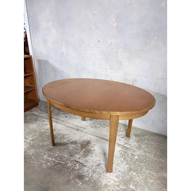 Wood Vintage Oval Extending Dining Table by Sutcliffe of Todmorden For Sale - Image 7 of 10